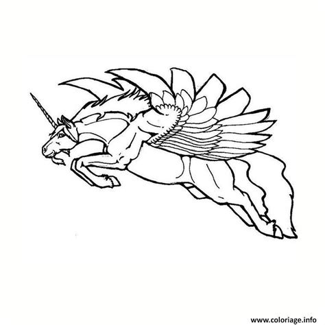 Le coloriage licorne va te permettre de découvrir ou redécouvrir un animal légendaire coloriage licorne avec des ailes a imprimer gratuit. Coloriage Licorne Ailee Dessin Licorne à imprimer