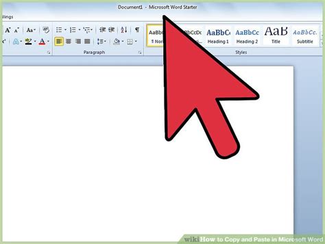 how to copy and paste in microsoft word 6 steps with pictures