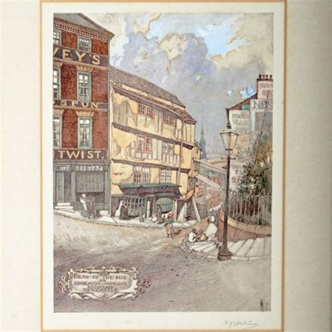 Lithographs Of Old Newcastle Antique Lithograph Prints