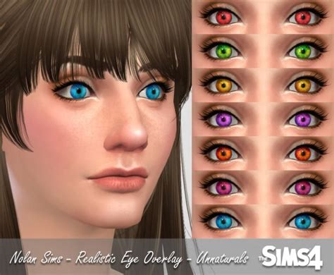 Realistic Eyes Overlay At Nolan Sims Sims 4 Updates