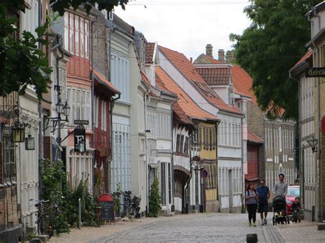 Odense Hans Christian Andersens Home Town Denmark Denmark Street