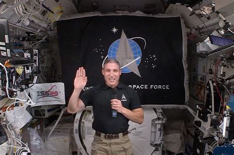 First Guardian In Space Nasa Astronaut On Iss Enters Space Force Space