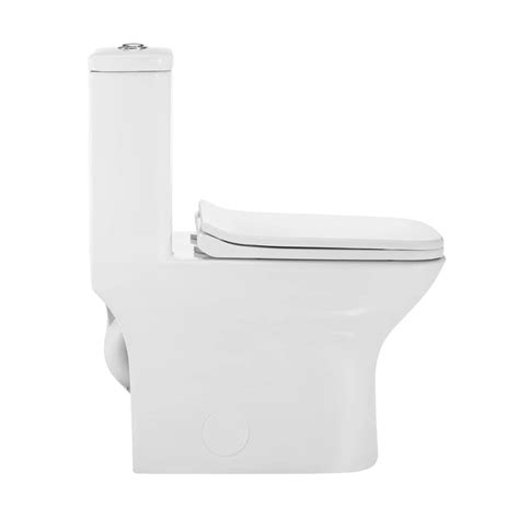 Carre One Piece Square Toilet Dual Flush 1116 Gpf With 10 Rough In