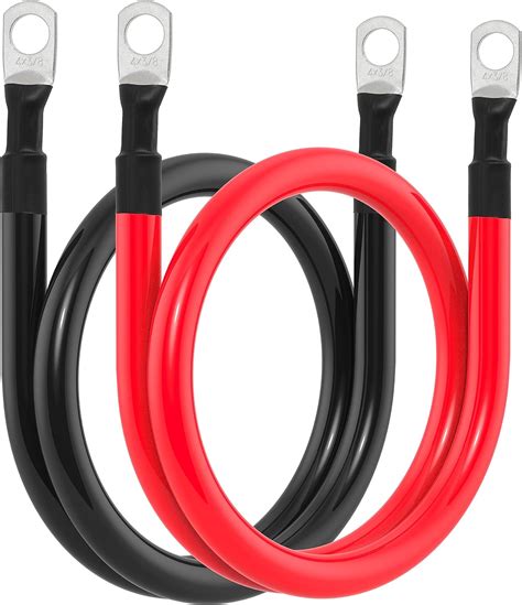 Amazon Com Awg Battery Cable Awg Gauge Battery Inverter Cables For Automotive Solar Marine