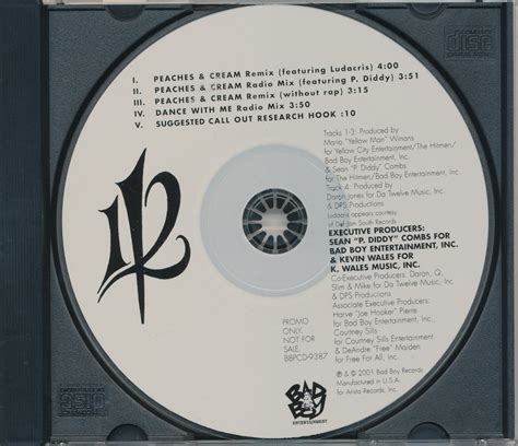 The Lb Collection 112 Peaches And Cream Remix Cds 2001