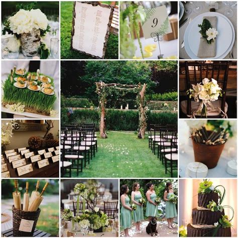 There are many other ways to make the indoors feel a little more outside. Nature Wedding Themes - Inside Weddings