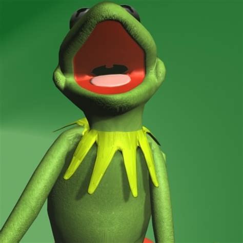 During an imaginary flight to paris, no one will let anima. Kermit The Frog Rigged 3D Model Game ready animated rigged ...