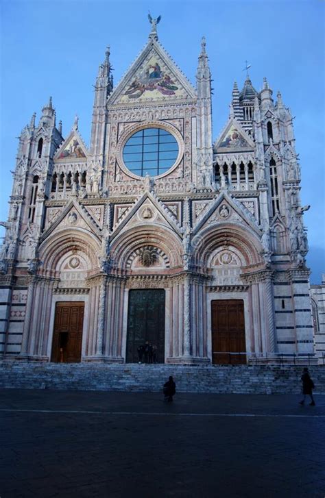 Exterior Of Siena Cathedral Stock Image Image Of Gothic Heritage