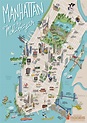 Mapa de Nueva York - Manhattan | Mapa de manhattan, Mapa nueva york ...