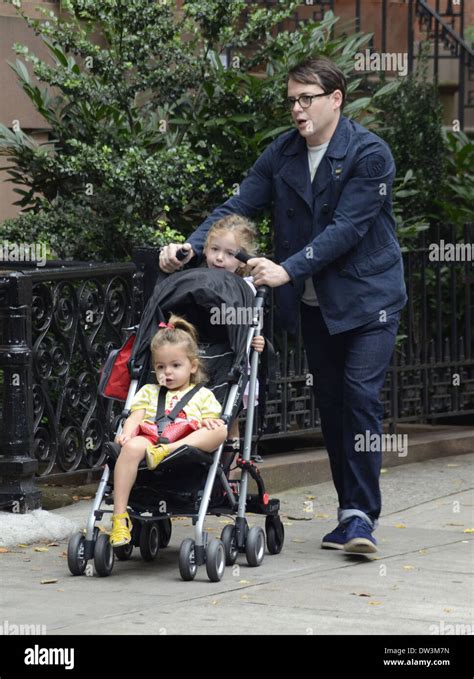 matthew broderick walking his daughters tabitha and marion to school featuring matthew
