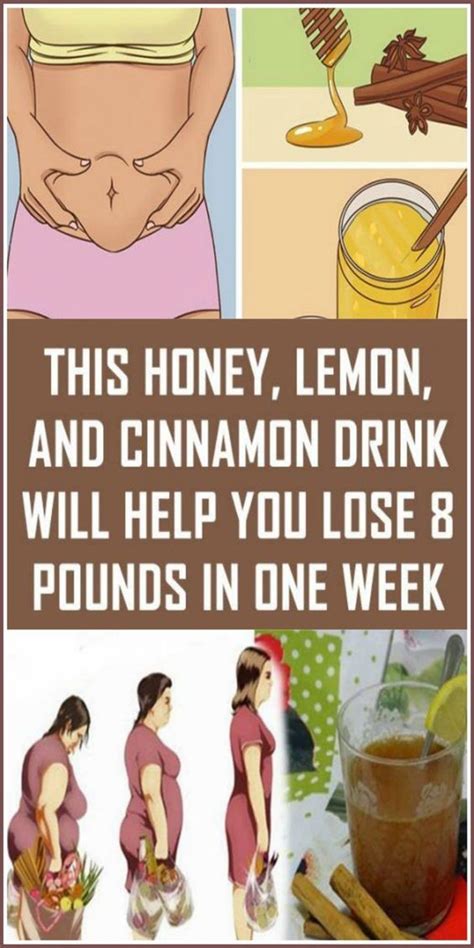 This Honey Lemon And Cinnamon Drink Will Help You Lose 8 Pounds In