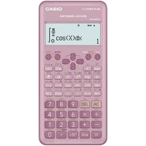 Calculadora Científica CASIO Fx 570ES PLUS Segunda Edición Rosa Pastel