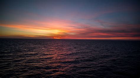 Silent Ocean Sunset 4k Sunset Wallpapers Sky Wallpapers