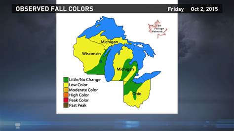 This Map Shows You When To See Fall Colors In Michigan Fall Foliage Images