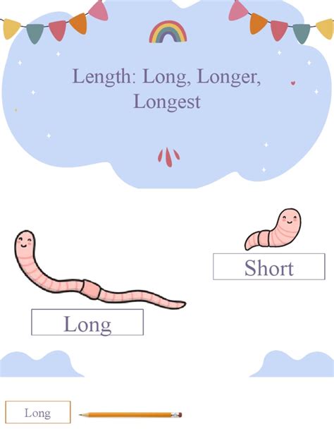 Length Long Longer Longest Pdf