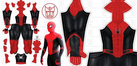 Far From Home Spiderman Costume Pattern Trajes De Spiderman Spider