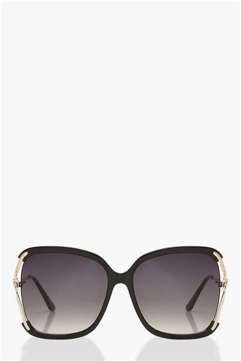 Oversized Pearl Detail Sunglasses Boohoo Uk