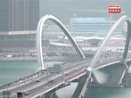 將軍澳跨灣大橋單車徑及行人路因強風關係已封閉 - 新浪香港