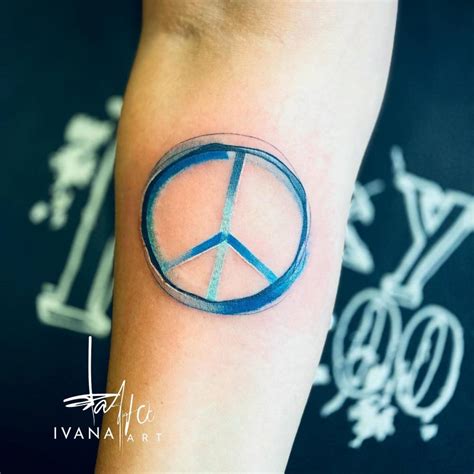Top 182 Watercolor Peace Sign Tattoo