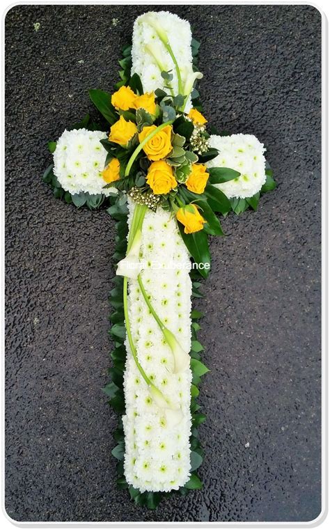 Funeral Crosses Floral Exuberance