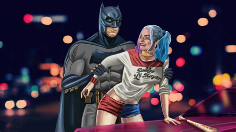 Batman Vs Harley Quinn Suicide Squad 4k Wallpaper Hd Superheroes Wallpapers 4k Wallpapers Images