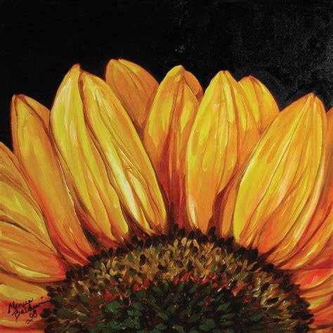 Marcia Baldwins Sunflower Sunflower Canvas Art Prints Fine Art