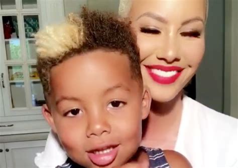 Amber Rose Already Taught Son 7 About Consent And Periods