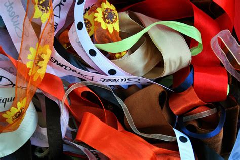 Jumble Of Ribbons Free Stock Photo Public Domain Pictures