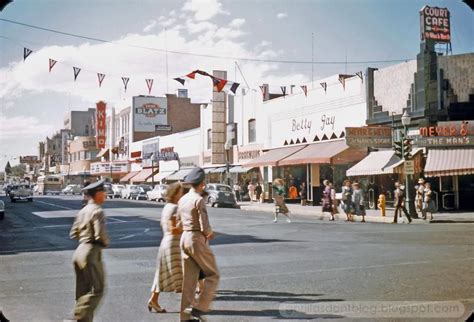 Albuquerque 1951 New Mexico Downtown Albuquerque Street Scenes