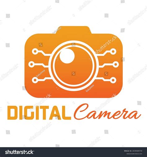 Digital Camera Logo Vector Design Template Stock Vector Royalty Free