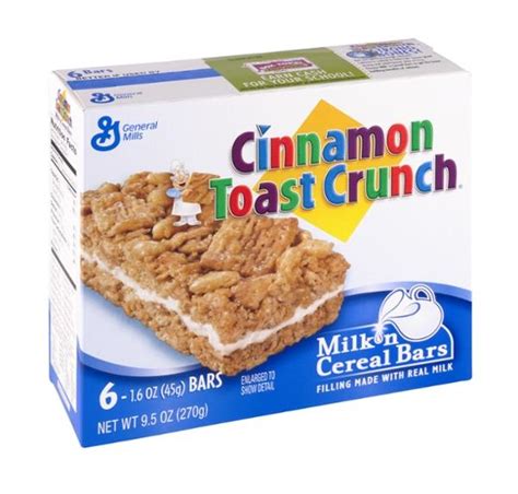 General Mills Milk N Cereal Bars Cinnamon Toast Crunch Hy Vee Aisles