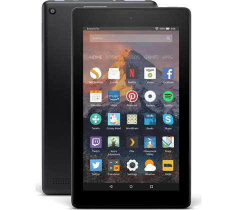 Buy Amazon Fire 7 Tablet With Alexa 2017 8 Gb Black Fire 7