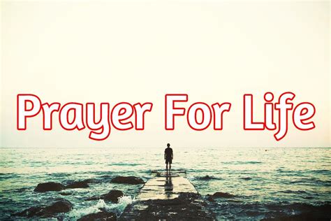 Prayer For Life Prayer For Everyday Life Prayers Life Trust God