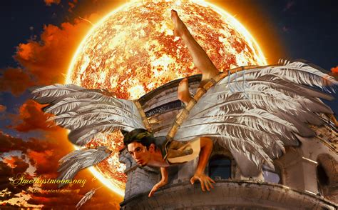 Flight Of Icarus By Amethystmoonsong On Deviantart