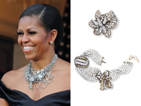 Accessorize Like Fashionable First Ladies Celebrity Jewelry Necklace