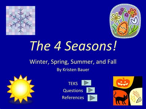Ppt The 4 Seasons Powerpoint Presentation Free Download Id709285