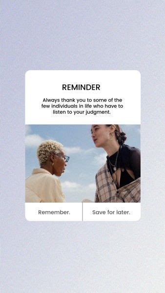 Reminder On Instagram Story Social Media Instagram Story Template And