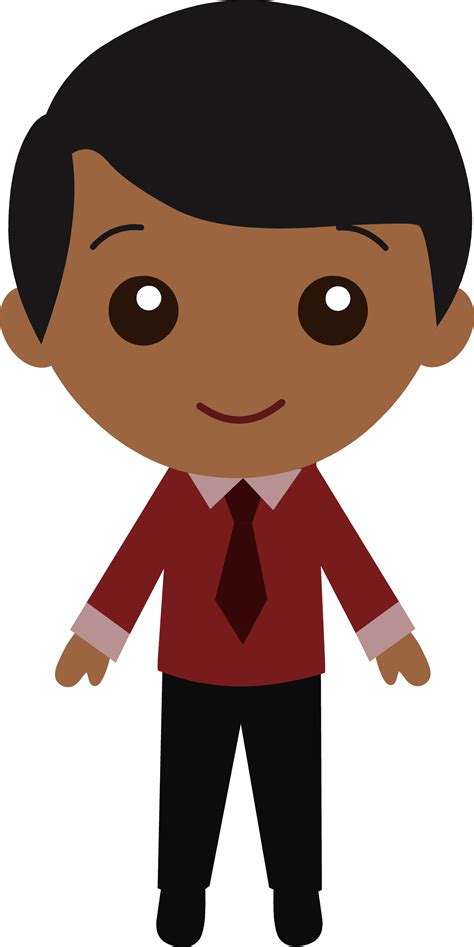 Little Guy Wearing A Suit 2 Free Clip Art