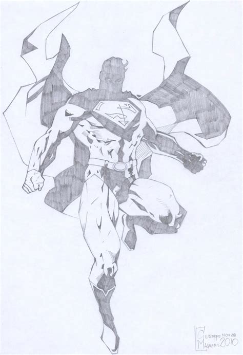 Jim Lees Superman By Bongiuovi On Deviantart