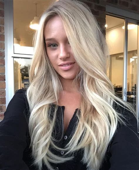 Cortneyvilla Blonde Blowout Hair Pinterest