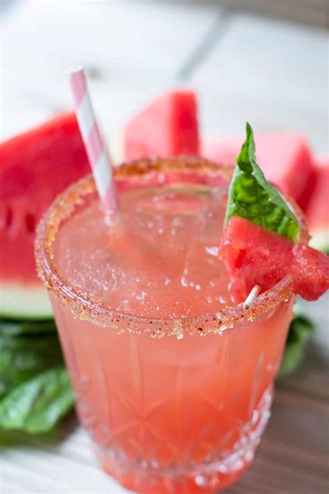 Watermelon Basil Margarita Recipe For Summer An Indigo Day