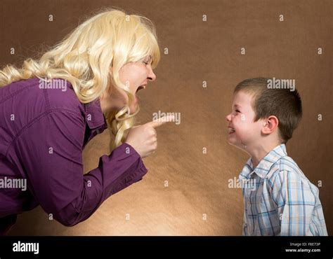 Mother Yelling At Daughter With Phone Stock Photo Image Of Parent 308