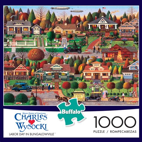 Labor Day In Bungalowville 1000 Pieces Buffalo Games