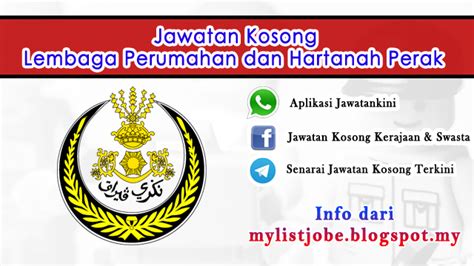 Get their location and phone number here. Jawatan Kosong di Lembaga Perumahan dan Hartanah Perak ...