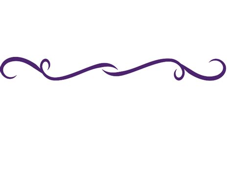 Purple Fancy Line Clip Art At Vector Clip Art Online
