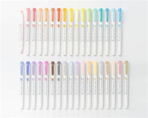 Zebra Mildliner Markers 35 Color Set Japan Trend Shop