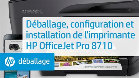 Once you have pressed the power button, ensure it has turned on. Déballage, configuration et installation de l'imprimante HP OfficeJet Pro 8710 - YouTube
