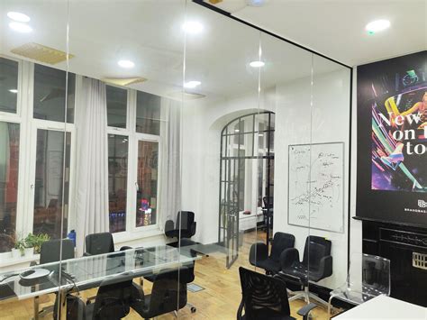 Glass Partitions At Brandbassador Hackney London Single Glazed