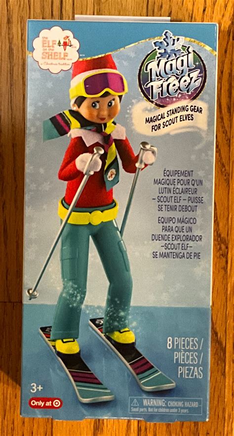 Elf On The Shelf Magi Freez Magical Standing Gear Sleigh The Slopes