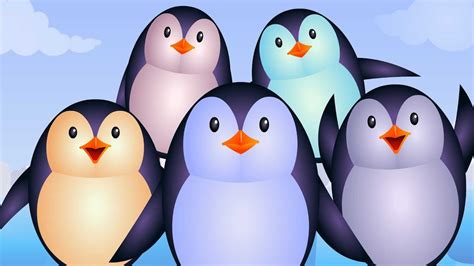 Five Little Penguins Youtube